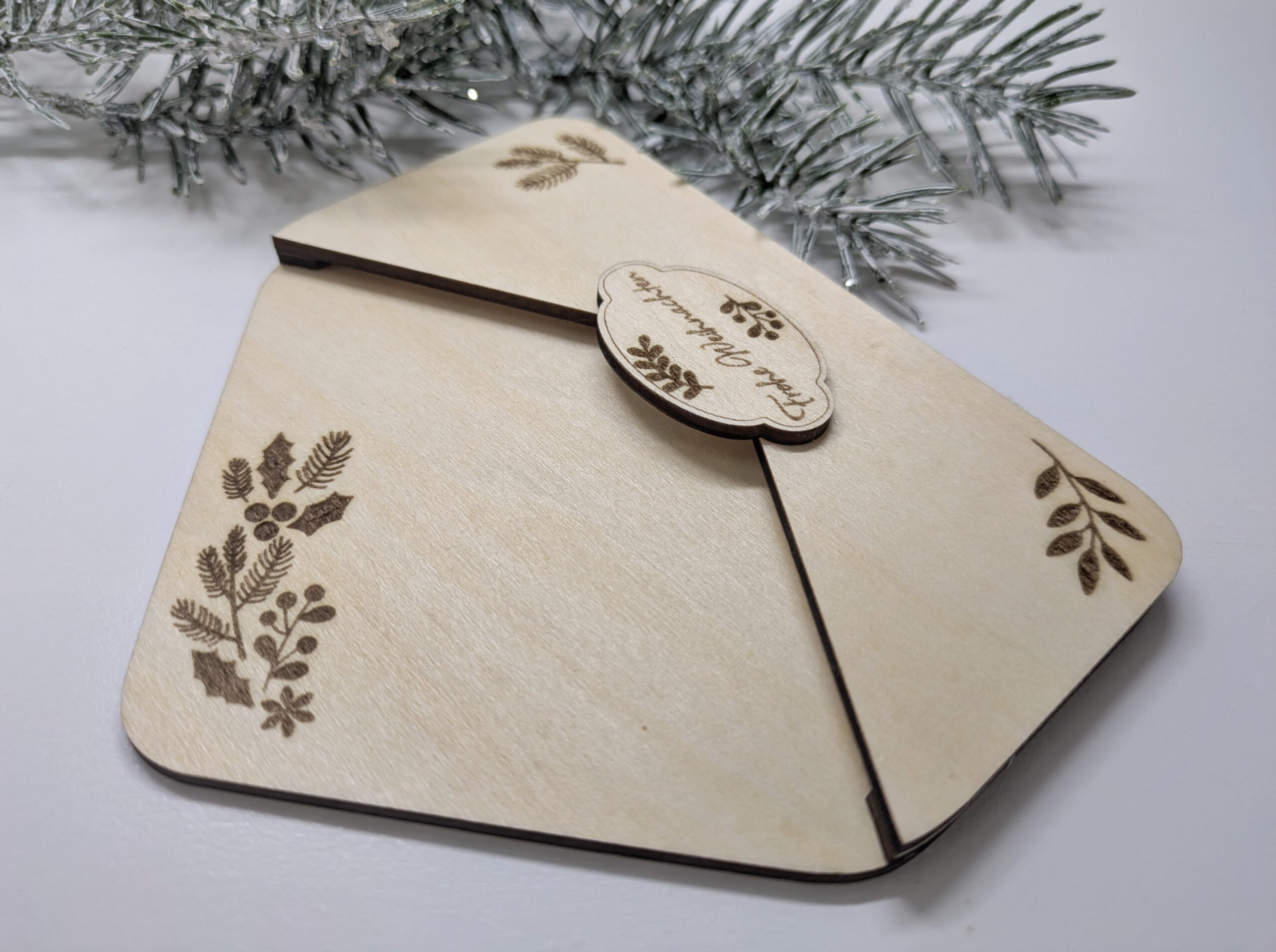 Geldgeschenk Briefumschlag "Frohe Weihnachten" – Bild 3