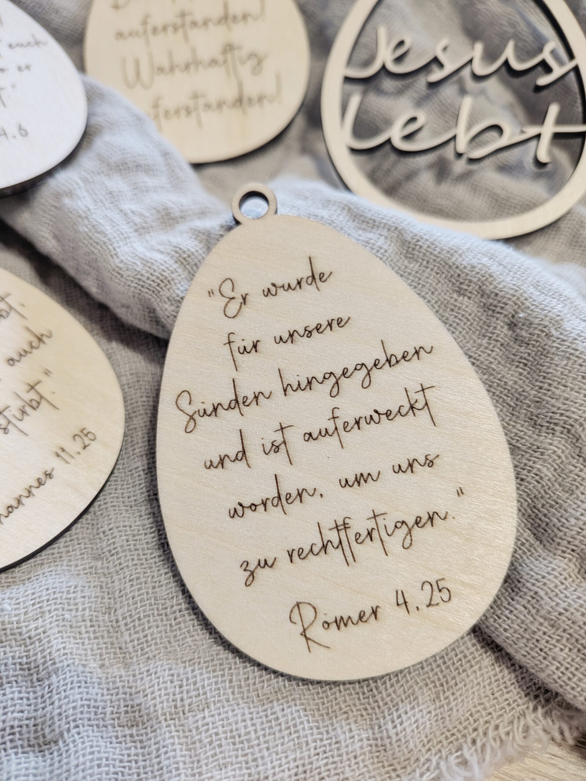 Ostereier mit Bibelversen (5er Set) – Bild 3